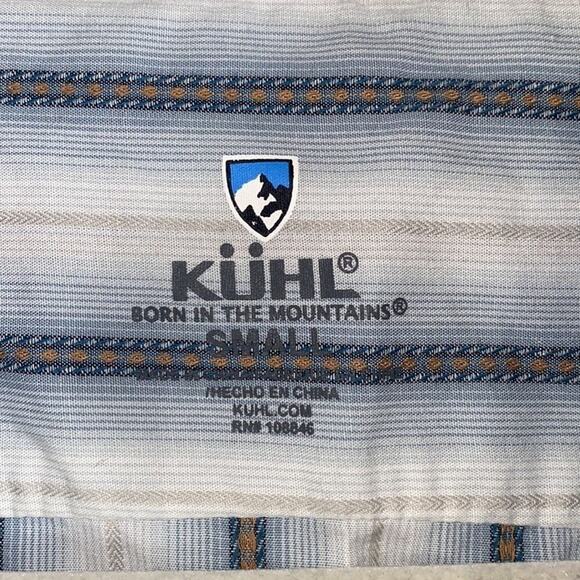 Kuhl striped short sleeve button front shirt - Picture 2 of 10